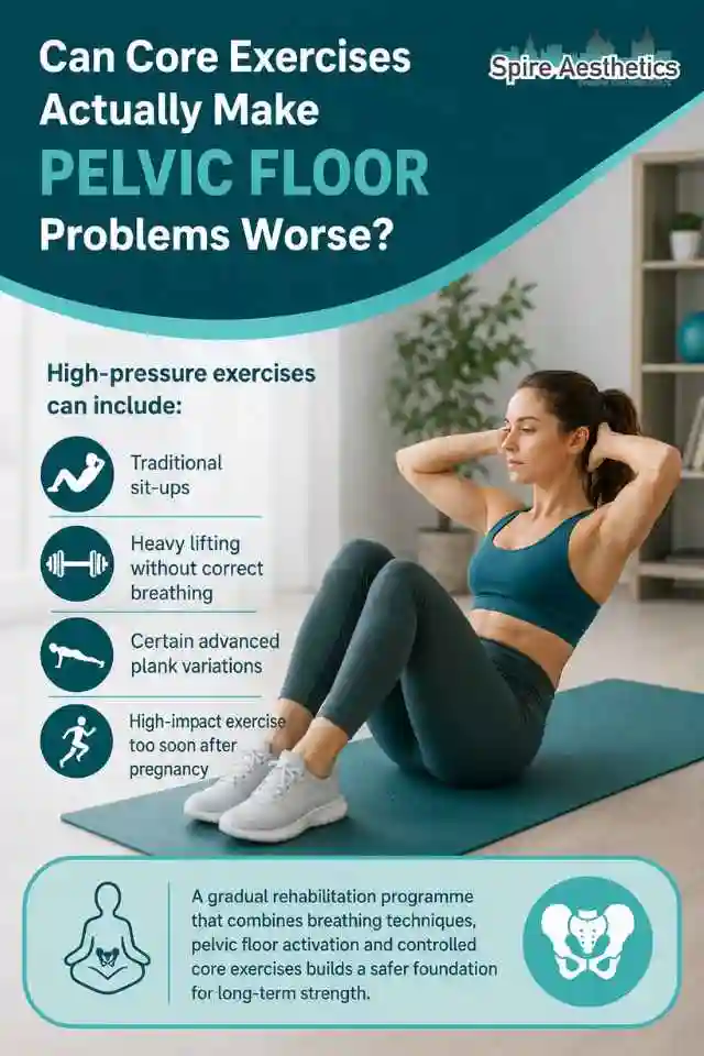 Can Strengthening Your Core Alone Actually Make Pelvic Floor Problems Worse Hampshire?